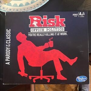 Risk Office Politics Board Game - Red